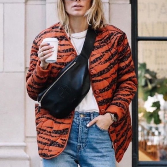 Anine Bing Zebra Bomber - Picture 2 of 5